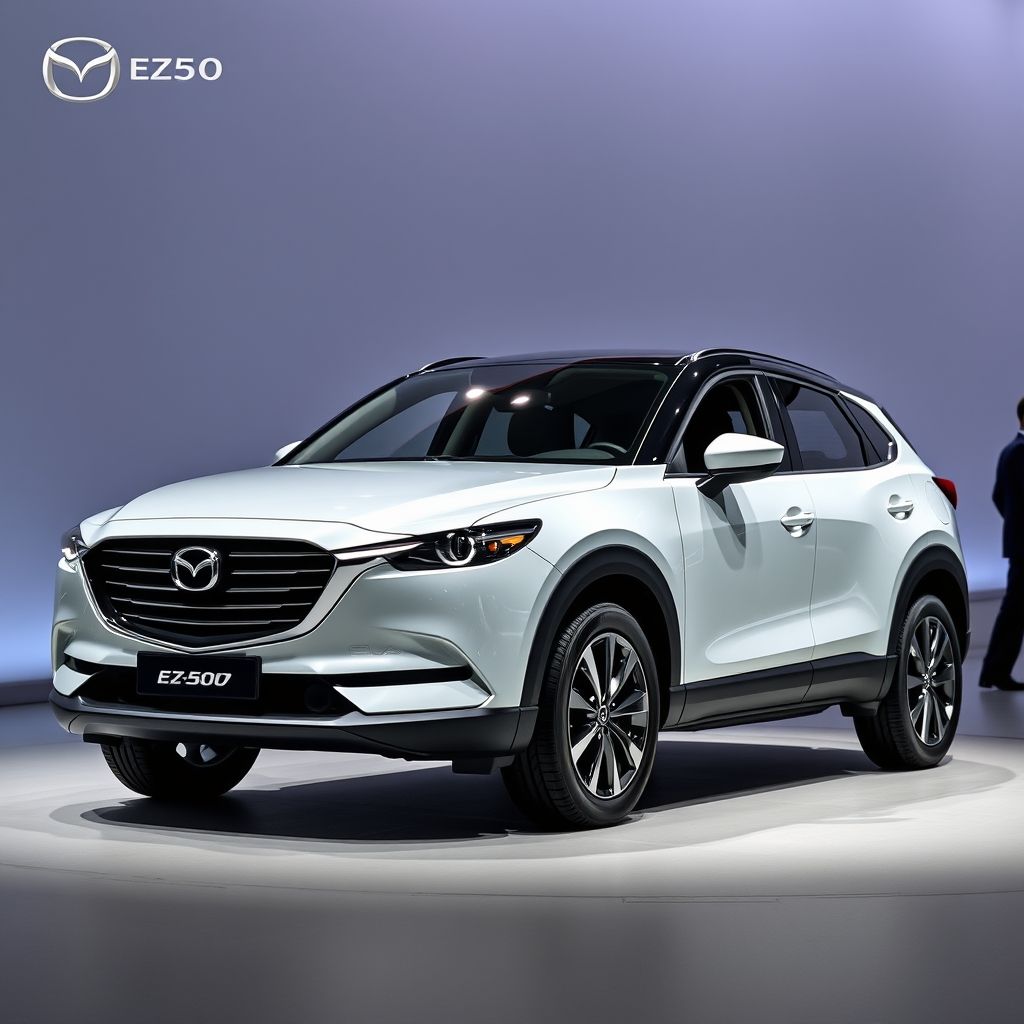 ดีไซน์ล้ำของ Mazda EZ60 SUV ไฟฟ้าพร้อมจอใหญ่ 26 นิ้วที่ Shanghai Auto Show 2025